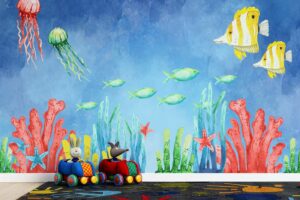 Under the sea wonders-Watercolor