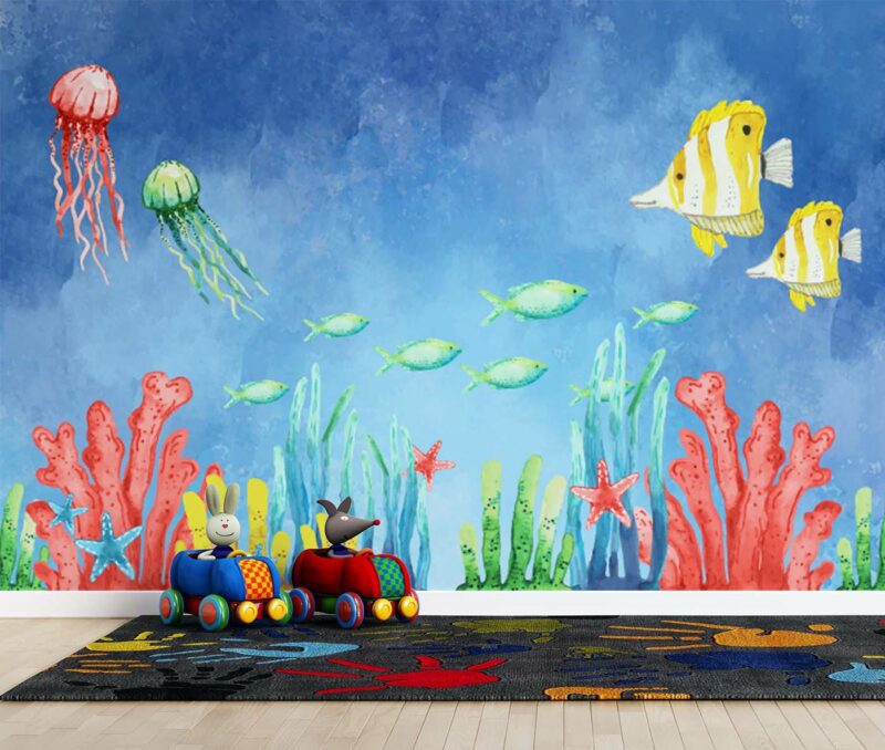 Under the sea wonders-Watercolor