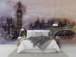 Big Ben London-watercolor effect