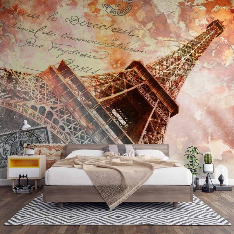 Eiffel tower Paris-abstract digital art