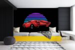 Big Red Car illustration