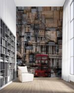 Wooden blocks- Red Bus-London