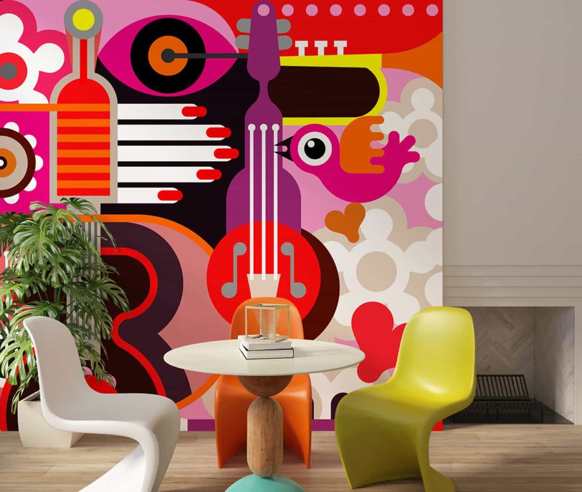 30 Colorful Wallpaper Design Ideas | Wall Curry