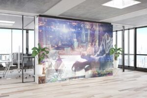 Workspace against High Rise Buildings- Business development