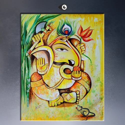 Amazing Lord Ganesha Painting For Your New Home Or Office