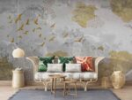 Peony flowers with birds on a Japanese pattern Livingroom wallpaper 4