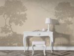 Sepia Jungle trees Livingroom wallpaper 5