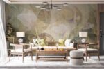 Art nouveau style tropical art Livingroom wallpaper 6