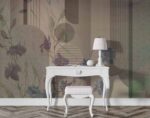 Florals on an abstract background Livingroom wallpaper 3