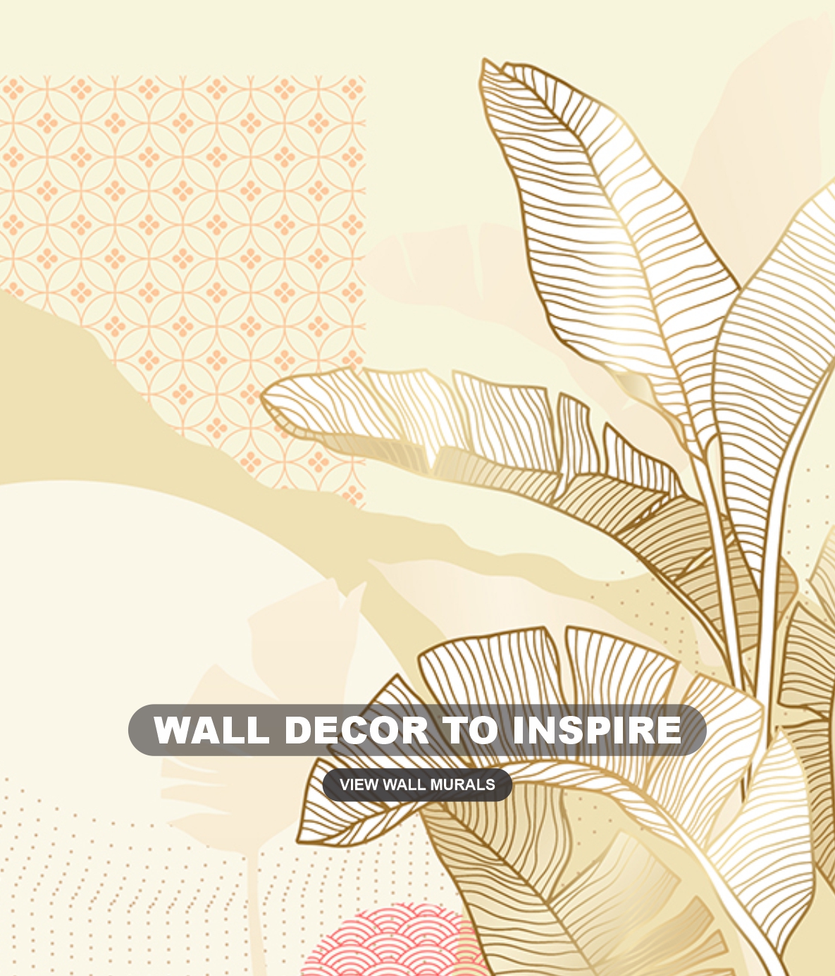 wallpaper on wall interior design