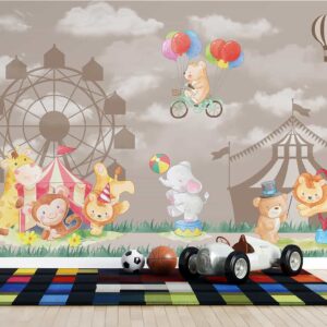 Circus Time with Safari Animals