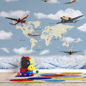 Airplane World Map