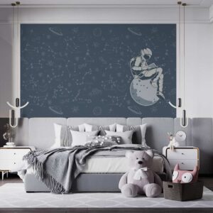 Planets, Constellation, Astronaut in space
