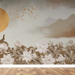 Zen Buddha Wallpaper  Spiritual Wall Mural for Inner Peace