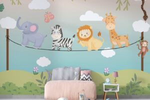 My Jungle friends having fun