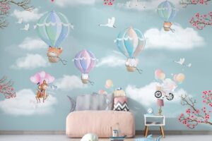 Up Up in the Sky on Hot Air Balloons