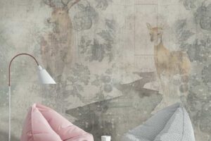 Dear Deer Mural - Nature Inspired Scenic Design