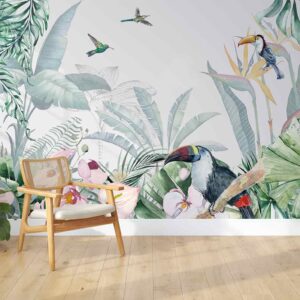 Tropical Delight Wallpaper Mural