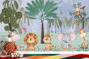 Cute Safari Animals in the Jungle