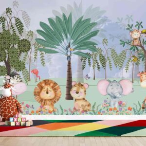 Cute Safari Animals in the Jungle