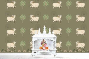 Sacred Cows-Trees-Lotuses