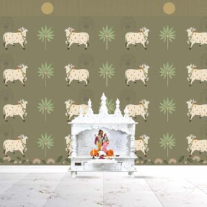 Sacred Cows-Trees-Lotuses