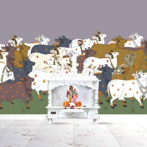 Sacred Cows-Pichwai Style