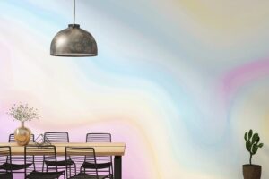 Pastle Pallete Wallpaper Mural