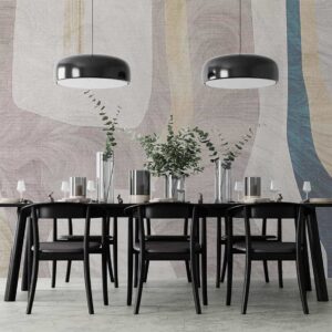 Soft Neutral tones Abstract Wallpaper Mural