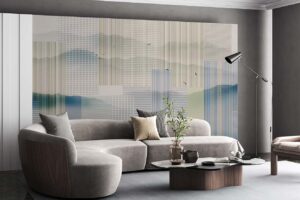 Abstract landscape Wallpaper Mural