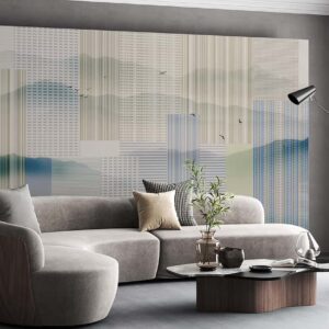 Abstract landscape Wallpaper Mural