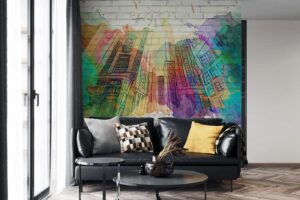 Bricked Artistic Cityscape