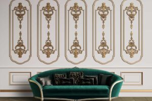 Ornate Mouldings-Golden