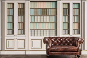 Classic library-Ivory Gold