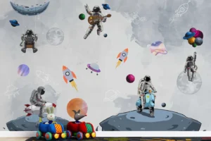 Rockets and Astronauts in space