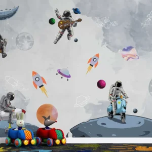 Rockets and Astronauts in space