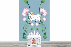Pichwai-Cow & Lotus-2