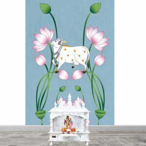 Pichwai-Cow & Lotus-2