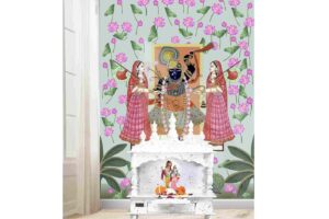 Durbar Darshan- Krishan ji with lotuses all around