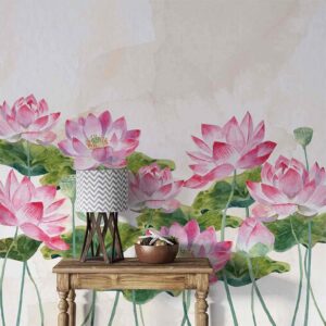 Kamal Talai- Lotus Wallpaper Mural