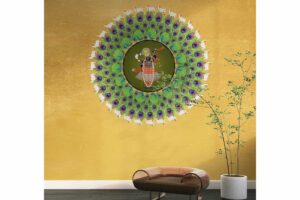 Lord Krishna Wall Art Indian themed Wallpaper Mural